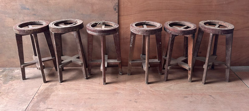 Set of 6 barstools. Available individually.
