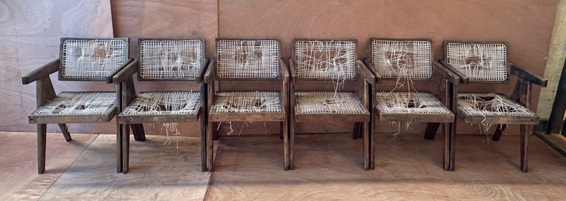 Set of 6 office chairs. Available individually.