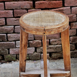 Cane Wooden Stool