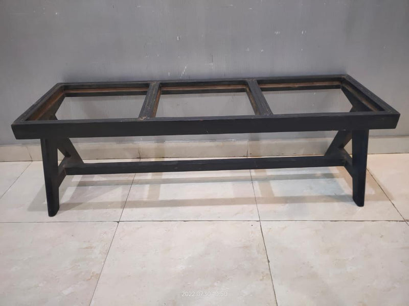 Library bench Black